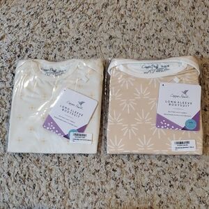 Copper Pearl Long Sleeve Body Suit Set Of 2 Size 18-24 Months